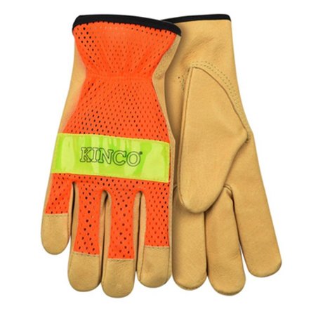 KINCO High Visibility Orange Glove; Large 254781